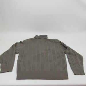 Liz Claiborne collection Womens Turtleneck Sweater‎ 100% Merino Wool  Large